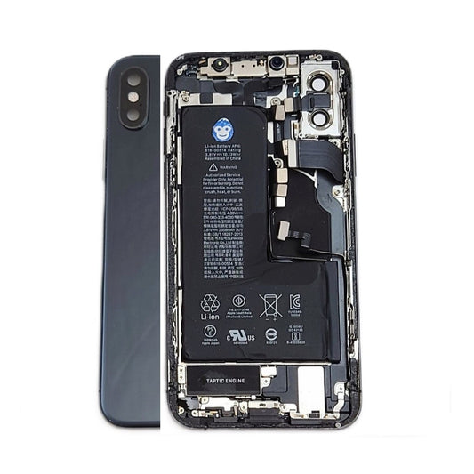 CHASSIS HOUSING FRAME IPHONE XS WITH PARTS GREY - GRADE AB