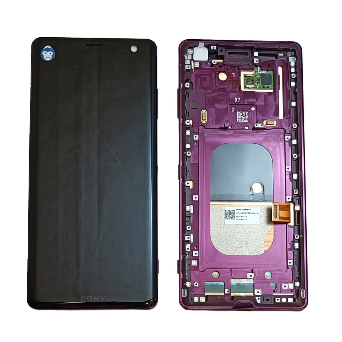 LCD SCREEN DISPLAY SONY XPERIA XZ3 PURPLE - GRADE AB