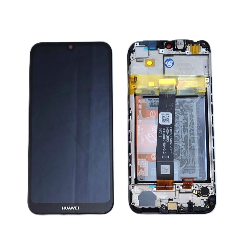 LCD Display Screen Huawei Y5 (2019) in Black with Battery 02352QNW - NEW