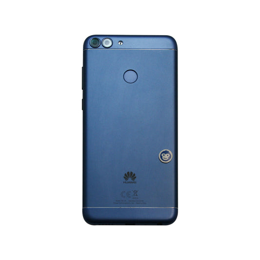 Huawei P Smart Rear Back Cover Metal Chassis with Camera Lens Blue - GRADE AB