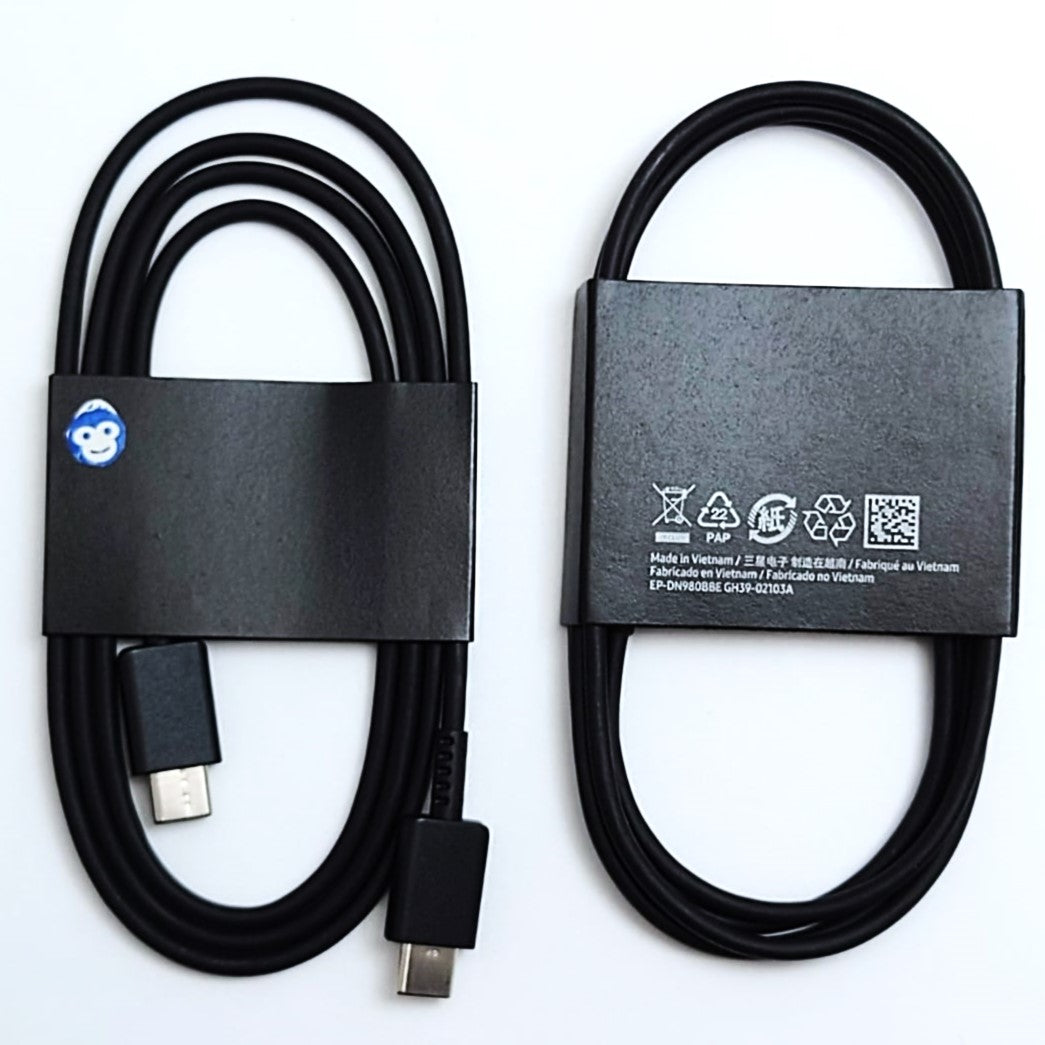 CABLE SAMSUNG TYPE-C TO TYPE-C 1M EP-DN980 BLACK - NEW