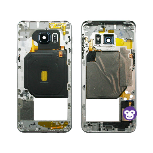 CHASSIS FRAME CAMERA LENS SAMSUNG GALAXY S6 EDGE PLUS G928F BLACK SAPPHIRE (DARK BLUE) - GRADE AB