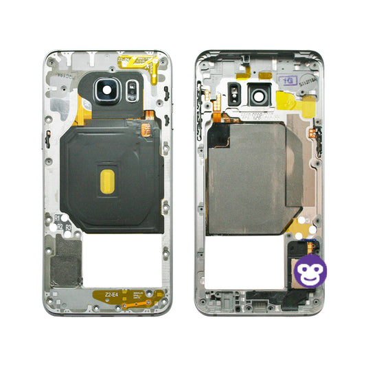 CHASSIS FRAME CAMERA LENS SAMSUNG GALAXY S6 EDGE PLUS G928F SILVER - GRADE AB