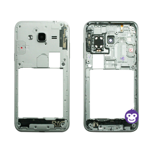 CHASSIS FRAME WITH PARTS AND CAMERA LENS SAMSUNG GALAXY J5 (2016) j320F WHITE - GRADE AB