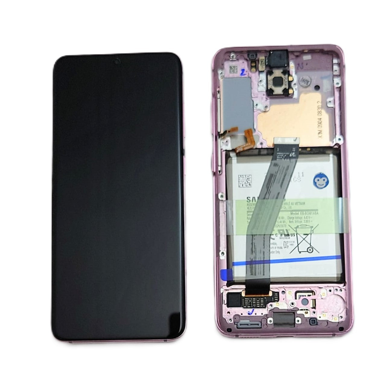 LCD Screen Display Samsung Galaxy S20 / S20 5G G980 / G981 Pink WITH BATTERY - NEW