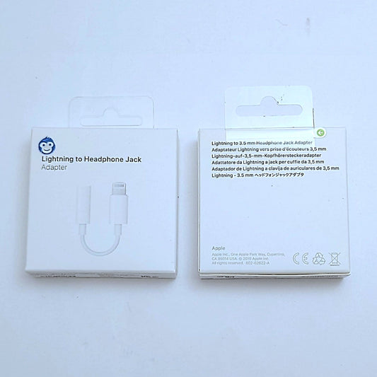 LIGHTNING TO 3.5MM HEADPHONE JACK / ADAPTOR - RETAIL PACKED