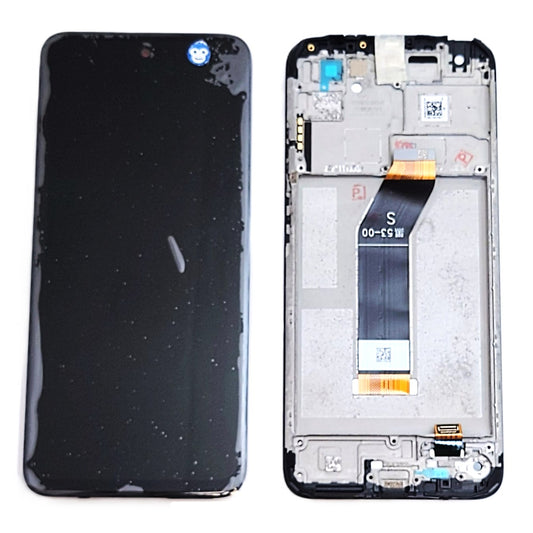 LCD SCREEN DISPLAY WITH FRAME XIAOMI REDMI 10 2022 /  K19s BLACK - NEW
