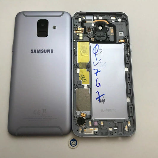 BACK BATTERY REAR COVER PANEL CAMERA LENS SAMSUNG GALAXY A600 A6 (2018) A600 BLUE - GRADE AB