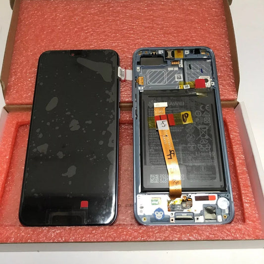Huawei Honor 10 LCD in Grey with frame with Battery - NEW