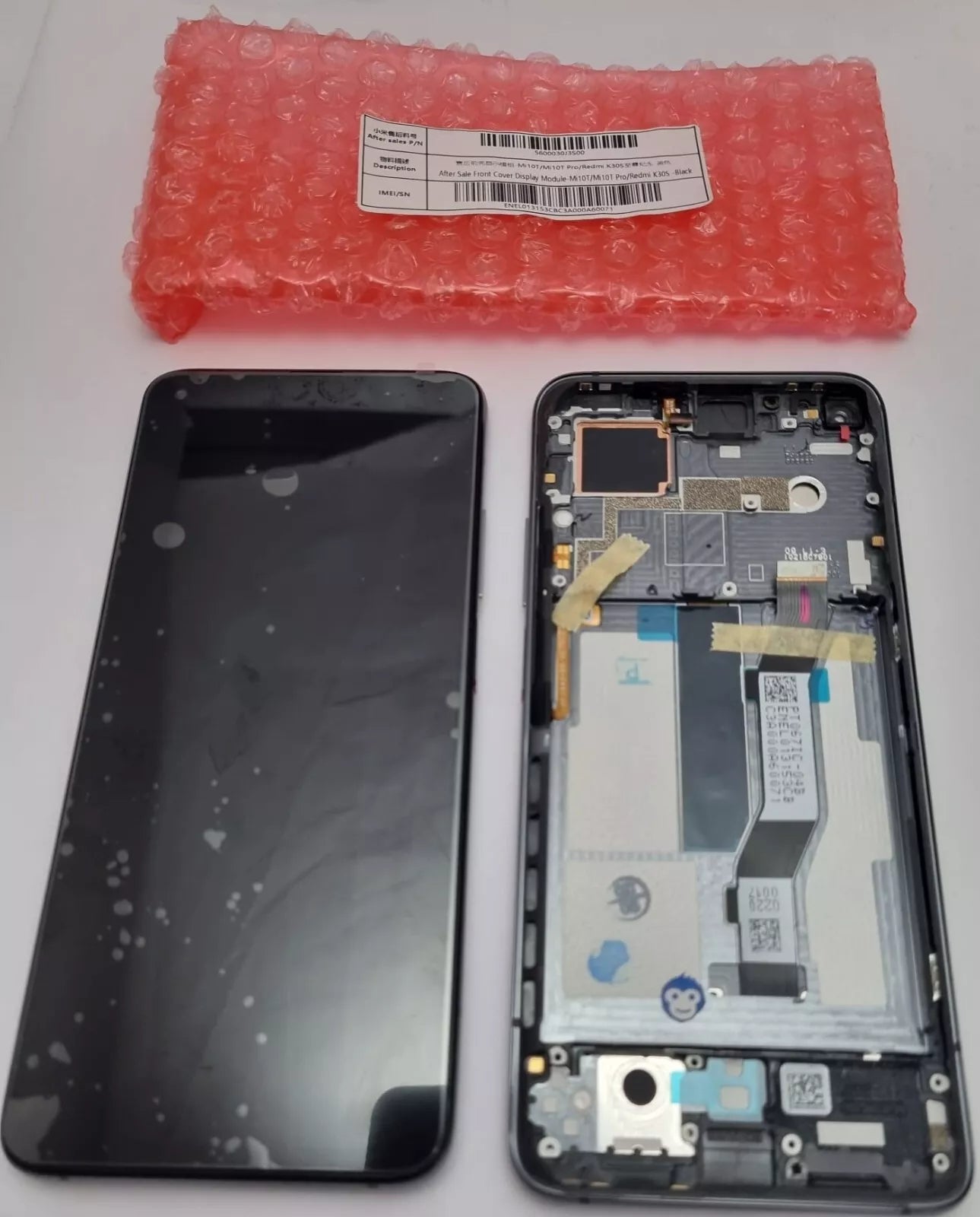 LCD SCREEN DISPLAY XIAOMI MI 10T 5G / 10T PRO 5G BLACK - NEW