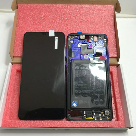 Huawei Mate 20 Pro LCD Display Screen in twilight with frame - NEW