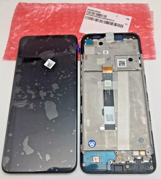 LCD SCREEN DISPLAY WITH FRAME MOTOROLA G50 - NEW