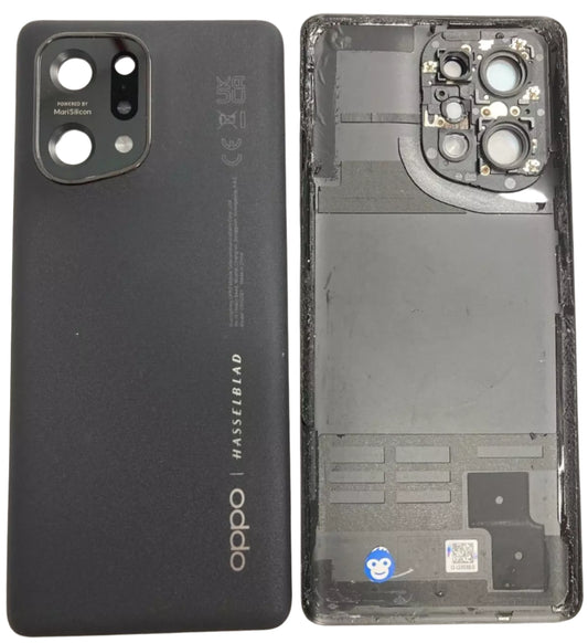 BACK BATTERY COVER WITH LENS OPPO FIND X5 PRO BLACK - GRADE AB