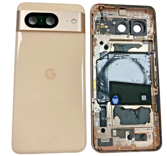 BACK HOUSING CHASSIS CAMERA LENS GOOGLE PIXEL 8 ROSE (PINK) - GRADE AB