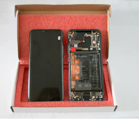 Huawei Mate 20 Pro LCD Display Screen in black with frame - NEW