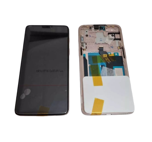 LCD SCREEN DISPLAY WITH FRAME OnePlus 6 ROSE GOLD - NEW