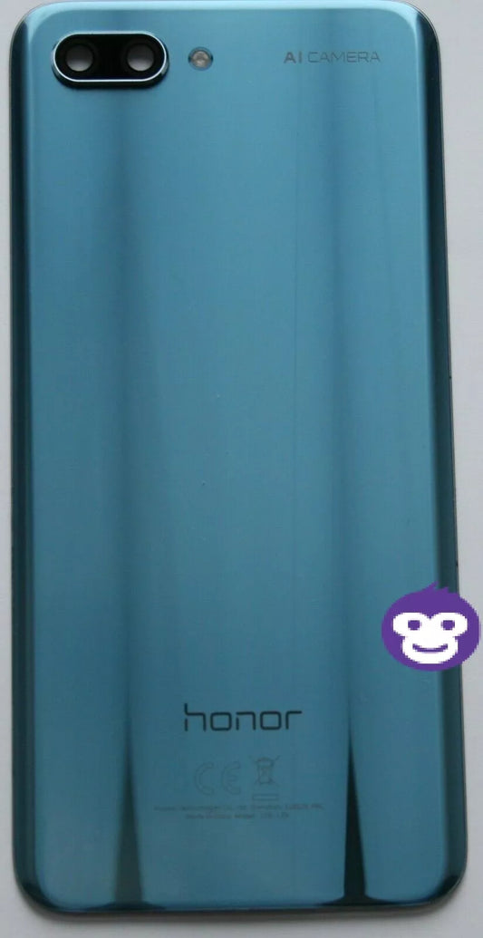 Honor 10 Back Battery Cover Rear Glass with Camera Lens Grey - GRADE AB