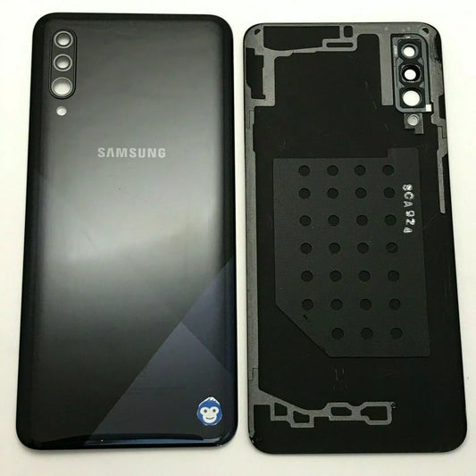 Back Battery Cover for Samsung Galaxy A30S A307 Black - GRADE AB