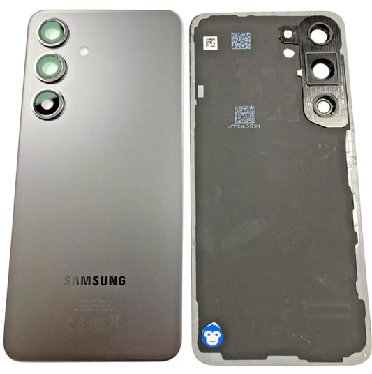BACK BATTERY REAR COVER PANEL CAMERA LENS SAMSUNG GALAXY S24 S921 ONYX BLACK - GRADE AB