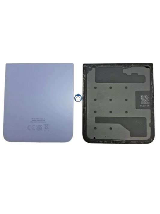BACK BATTERY LOWER REAR COVER FOR SAMSUNG GALAXY Z FLIP4 5G F721 BLUE - GRADE AB