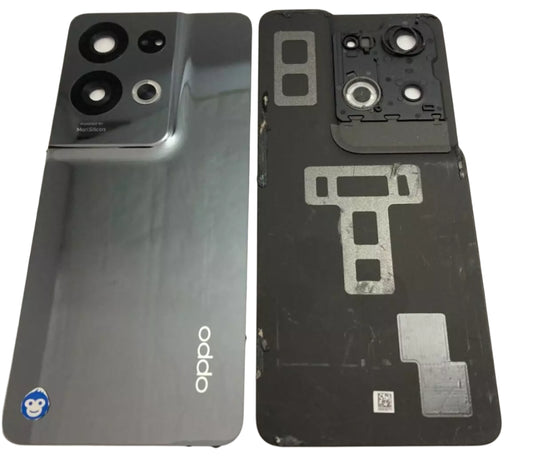 BATTERY BACK COVER CAMERA LENS OPPO RENO 8 PRO CPH2357 BLACK - GRADE AB