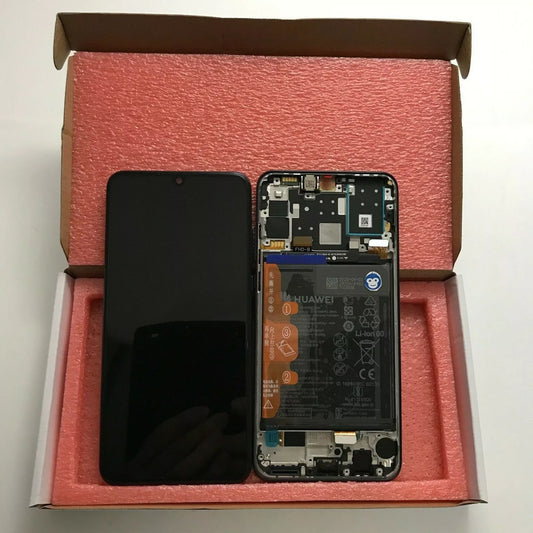 LCD display screen Huawei P30 Lite in frame Black (32MP FRONT CAMERA VERSION) 02352PJM - NEW