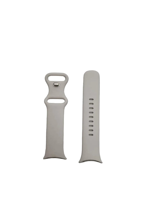 STRAP BAND SILCONE GOOGLE PIXEL WATCH 1 2 3 4 WHITE 41MM LARGE (LONG) - GRADE A