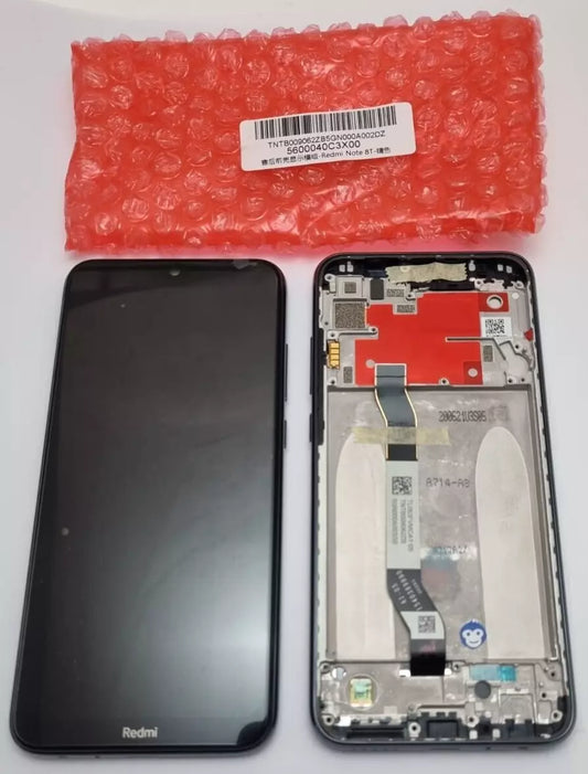LCD SCREEN DISPLAY WITH FRAME XIAOMI REDMI Note 8T Black - NEW
