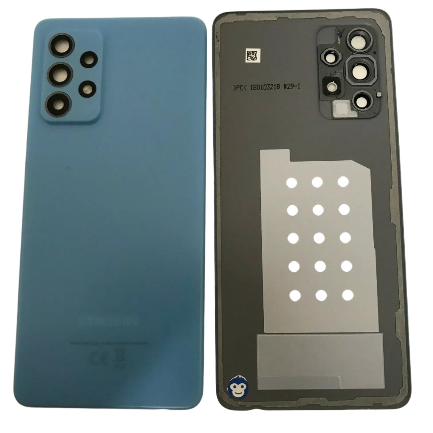 BACK BATTERY REAR COVER PANEL CAMERA LENS SAMSUNG GALAXY A52s A528 BLUE - GRADE AB
