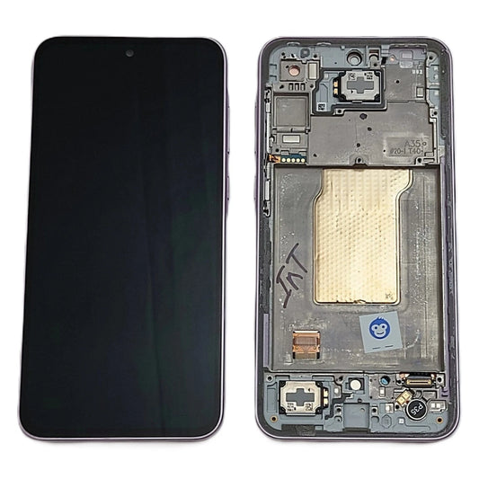LCD Screen Display Samsung Galaxy A35 5G / A356 LILAC (PURPLE) IN FRAME - GRADE AB