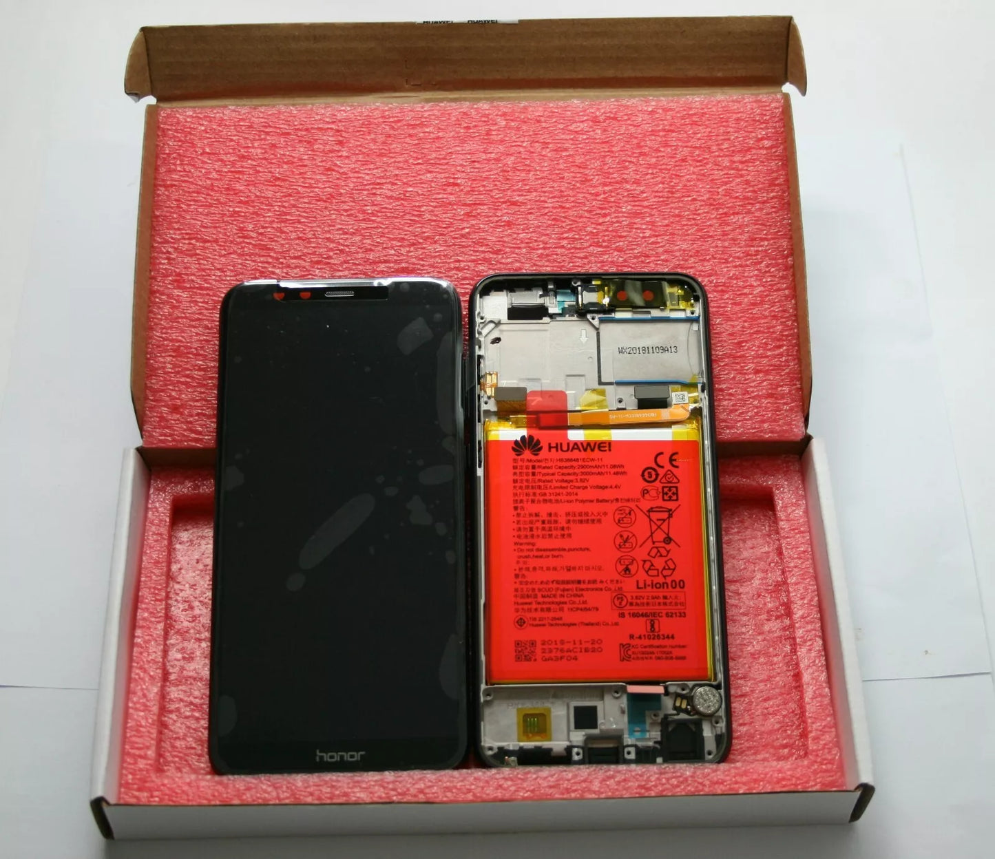 LCD display screen Huawei Honor 9 Lite in Black with Battery - NEW