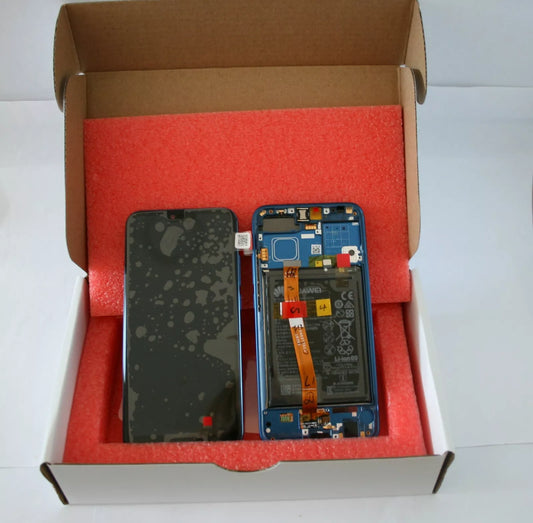 Huawei Honor 10 LCD in Blue with frame with Battery - NEW