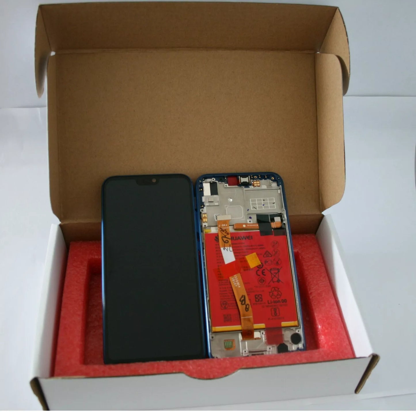 Huawei P20 Lite LCD Screen Blue with Battery - NEW