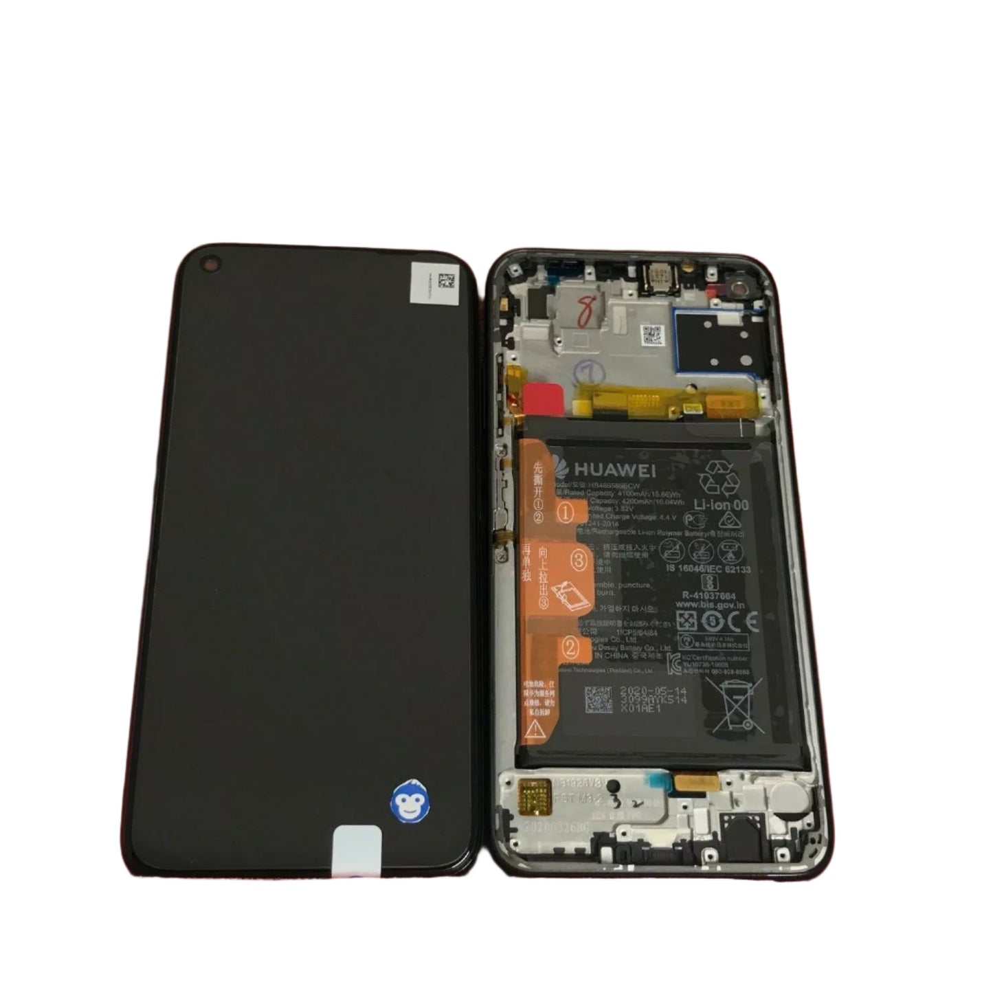 LCD display screen Huawei p40 Lite in frame Black - NEW