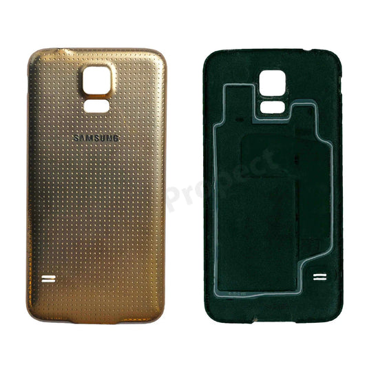 BACK BATTERY REAR COVER PANEL SAMSUNG GALAXY G800F S5 MINI GOLD - GRADE AB