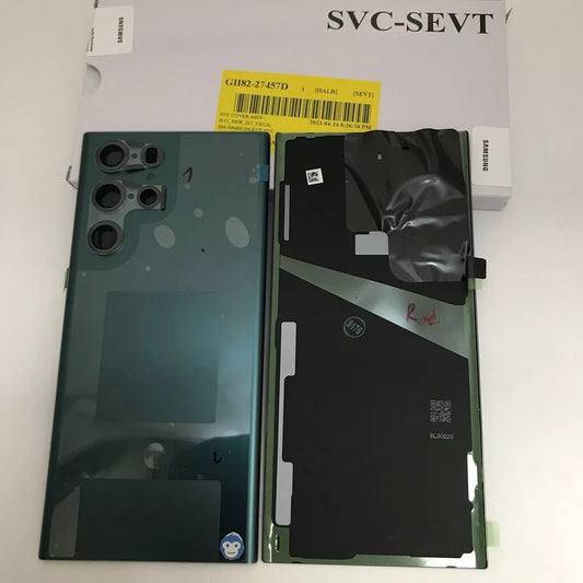 BACK BATTERY REAR COVER PANEL CAMERA LENS SAMSUNG GALAXY S22 ULTRA S908 GREEN - NEW