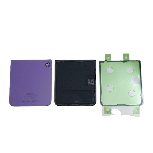 BACK BATTERY LOWER REAR COVER FOR SAMSUNG GALAXY Z FLIP4 5G F721 BORA PURPLE - GRADE AB