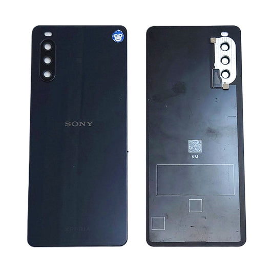 BACK BATTERY COVER SONY XPERIA 10III BLACK - GRADE AB