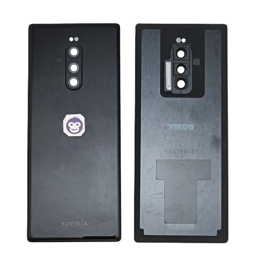 BACK BATTERY COVER SONY XPERIA 1 BLACK - GRADE AB
