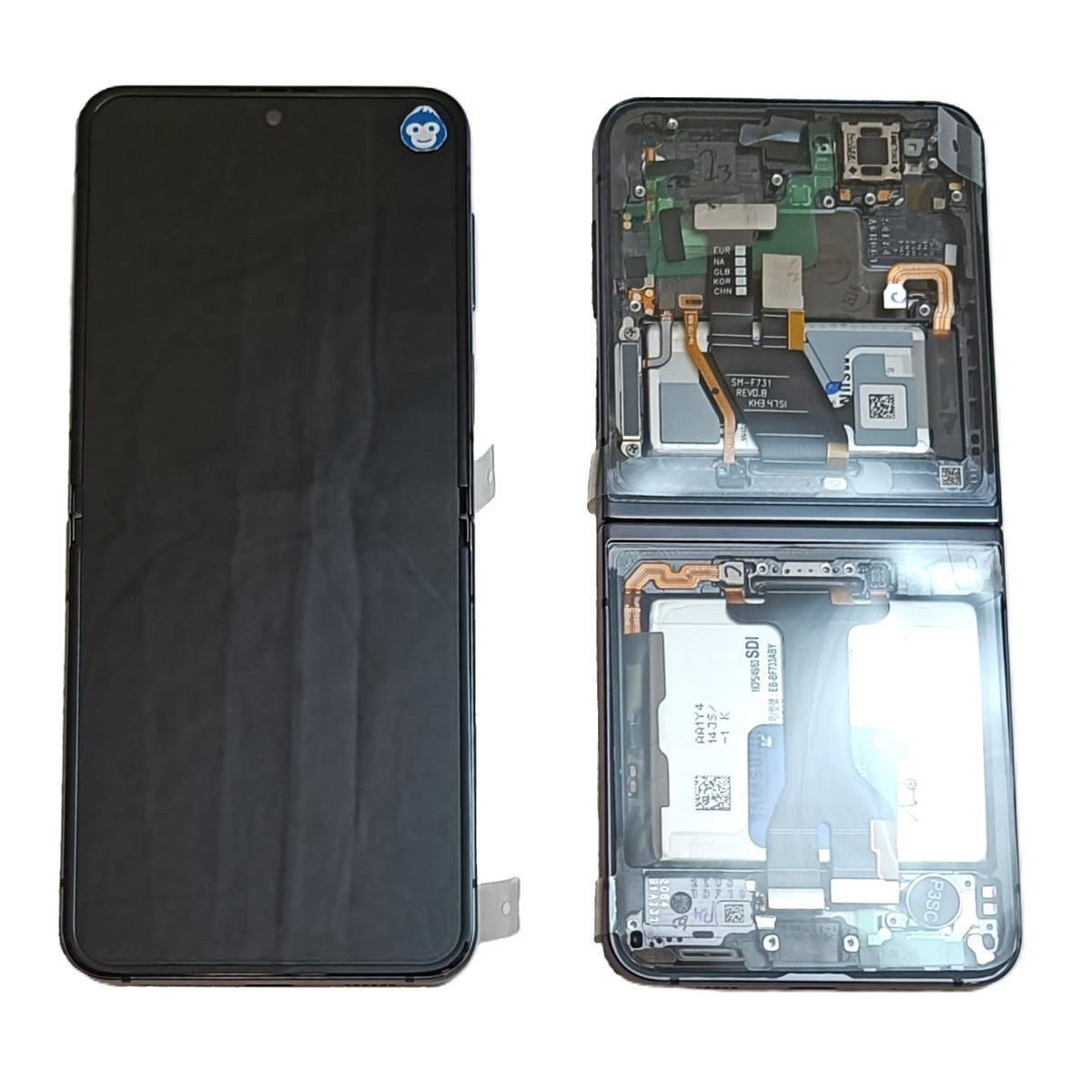 LCD SCREEN DISPLAY SAMSUNG GALAXY Z FLIP5 5G F731 GRAPHITE (GREY) (BATTERIES PRE-FITTED) - NEW